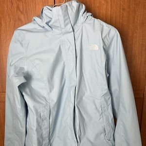 The North Face Rain Jacket with concealable hood